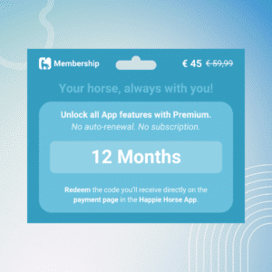 yearly Voucher Gift Card for Happie horse premium app account