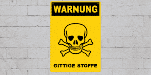 Warnschild Giftstoffe