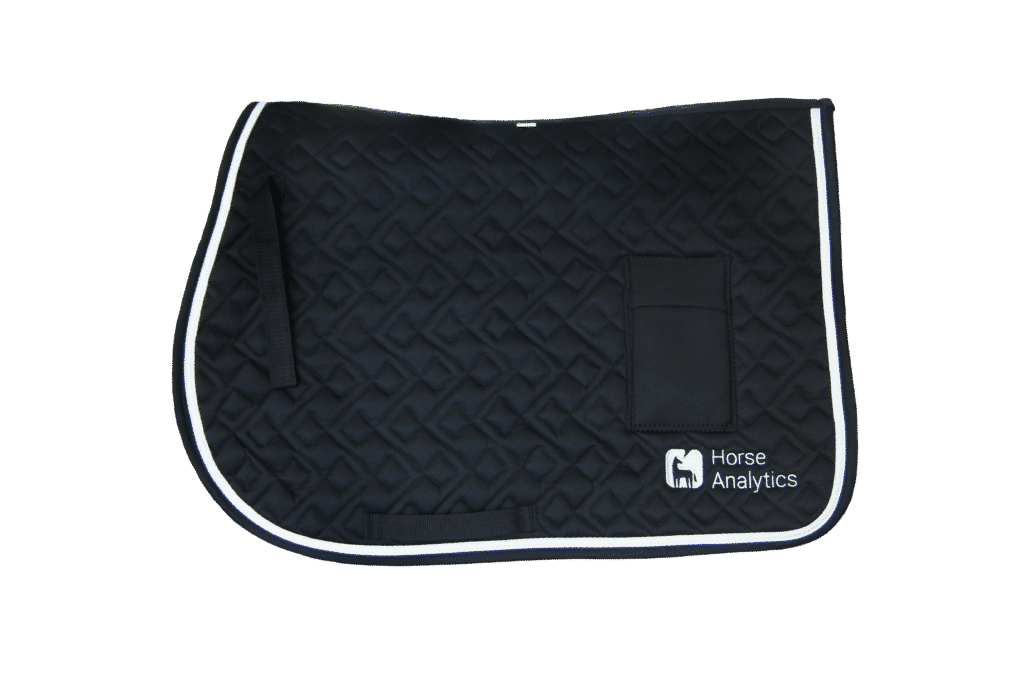 WALDHAUSEN Competition Schabracke - Schwarze Reitunterlage Mit Glitzer