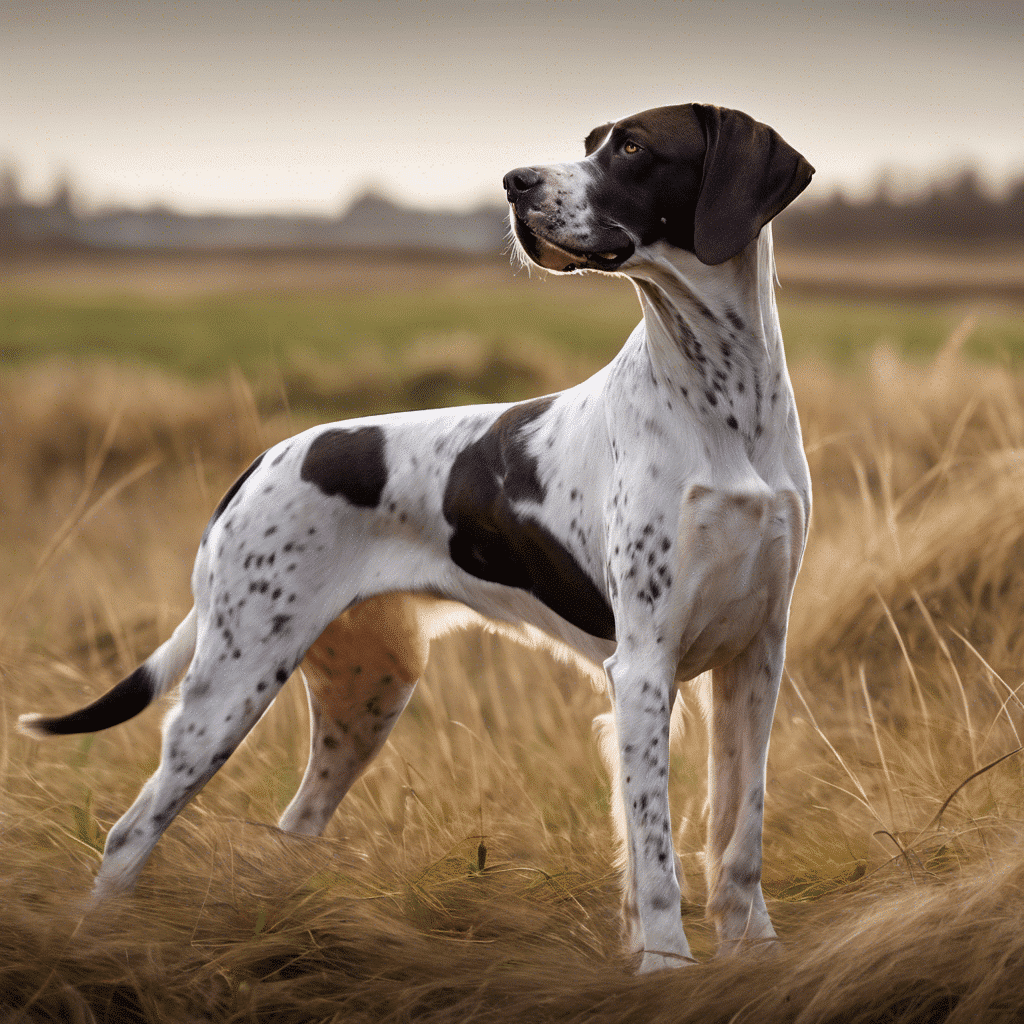 Ein Altdänischer Vorstehhund