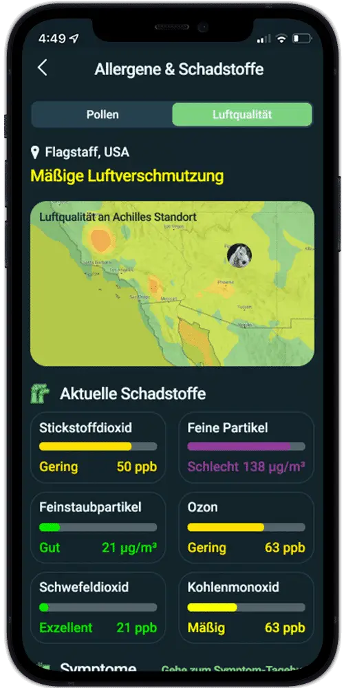 Allergene und Schadstoffe in der Happie Horse App