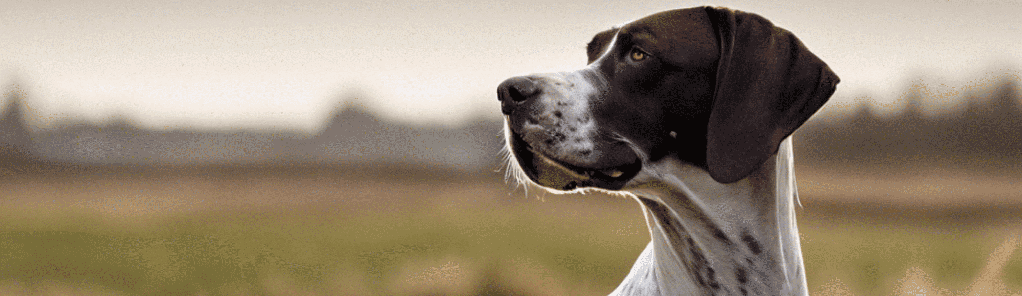 Ein Altdänischer Vorstehhund